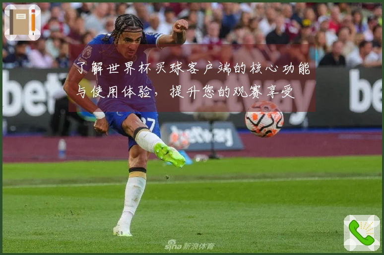 了解世界杯买球客户端的核心功能与使用体验，提升您的观赛享受